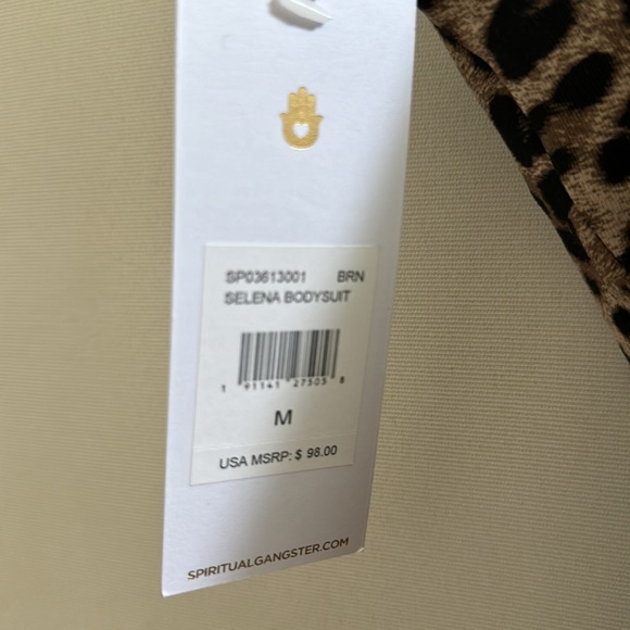 Spiritual Gangster Bodysuit size medium new with tags - Picture 4 of 5